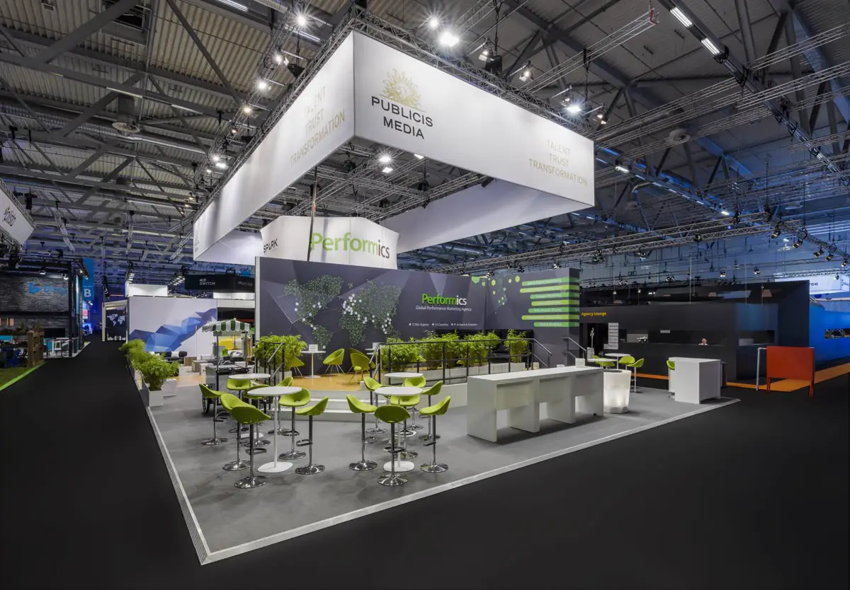 Messestand Publicis Media auf der dmexco Köln