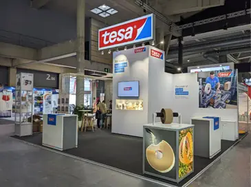 Messestand tesa auf der Hispack Barcelona